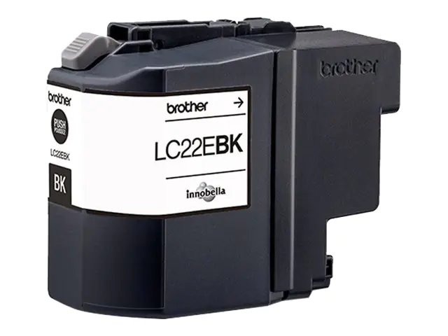 Brother LC22EBK - Sehr hohe Ergiebigkeit - Schwarz - Original - Tintenpatrone - für Brother MFC-J5920DW