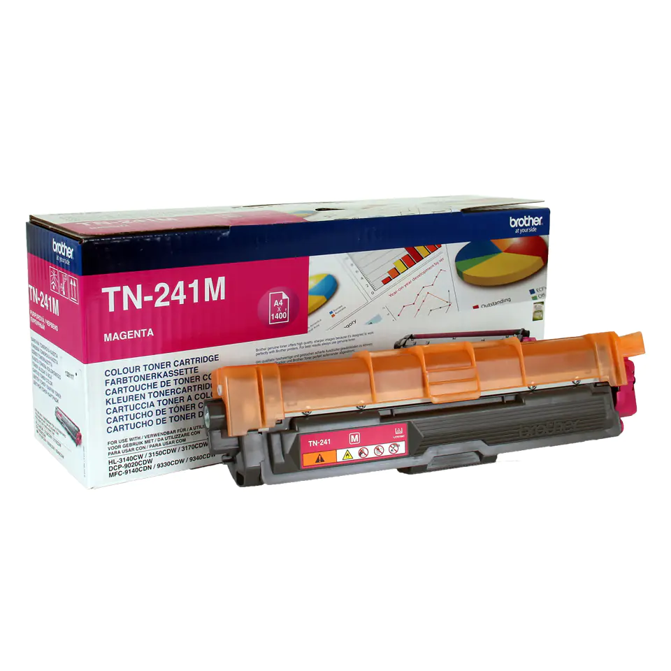Brother TN241M - Magenta - Original - Tonerpatrone - für Brother DCP-9015, DCP-9020, HL-3140, HL-3150, HL-3170, MFC-9140, MFC-9330, MFC-9340 Brother TN241M - Magenta - Original - Tonerpatrone - für Brother DCP-9015, DCP-9020, HL-3140, HL-3150, HL-3170, MFC-9140, MFC-9330, MFC-9340