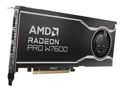 AMD Radeon Pro W7600 - Grafikkarten - Radeon Pro W7600 - 8 GB GDDR6 - PCIe 4.0 x8 - 4 x DisplayPort