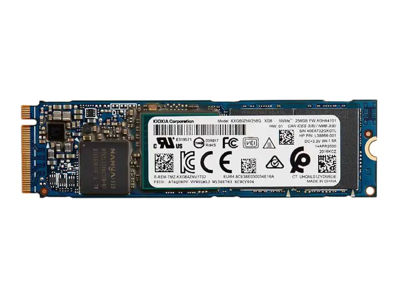 HP - SSD - 1 TB - intern - M.2 2280 - PCIe 4.0 x4 (NVMe) - für HP Z1 G8, Z1 G9; Elite 600 G9, 800 G9; EliteOne 800 G8; Pro 260 G9, 400 G9; ProDesk 405 G8