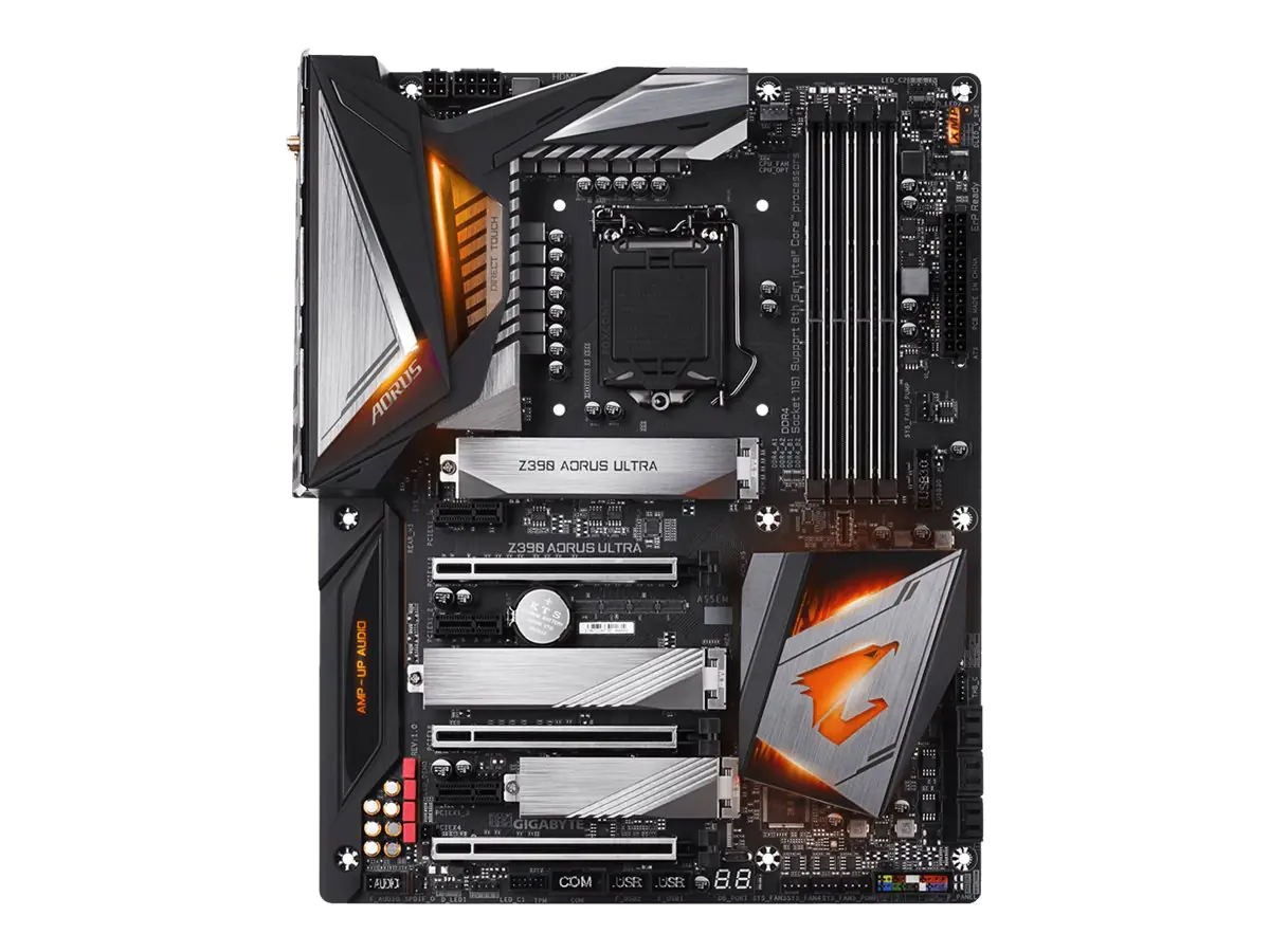 GigaByte Z390 AORUS ULTRA - 1.0 - Motherboard - ATX - LGA1151 Socket - Z390 Chipsatz - USB 3.1 Gen 1, USB-C Gen2, USB 3.1 Gen 2 - Bluetooth, Gigabit LAN, Wi-Fi - Onboard-Grafik (CPU erforderlich)