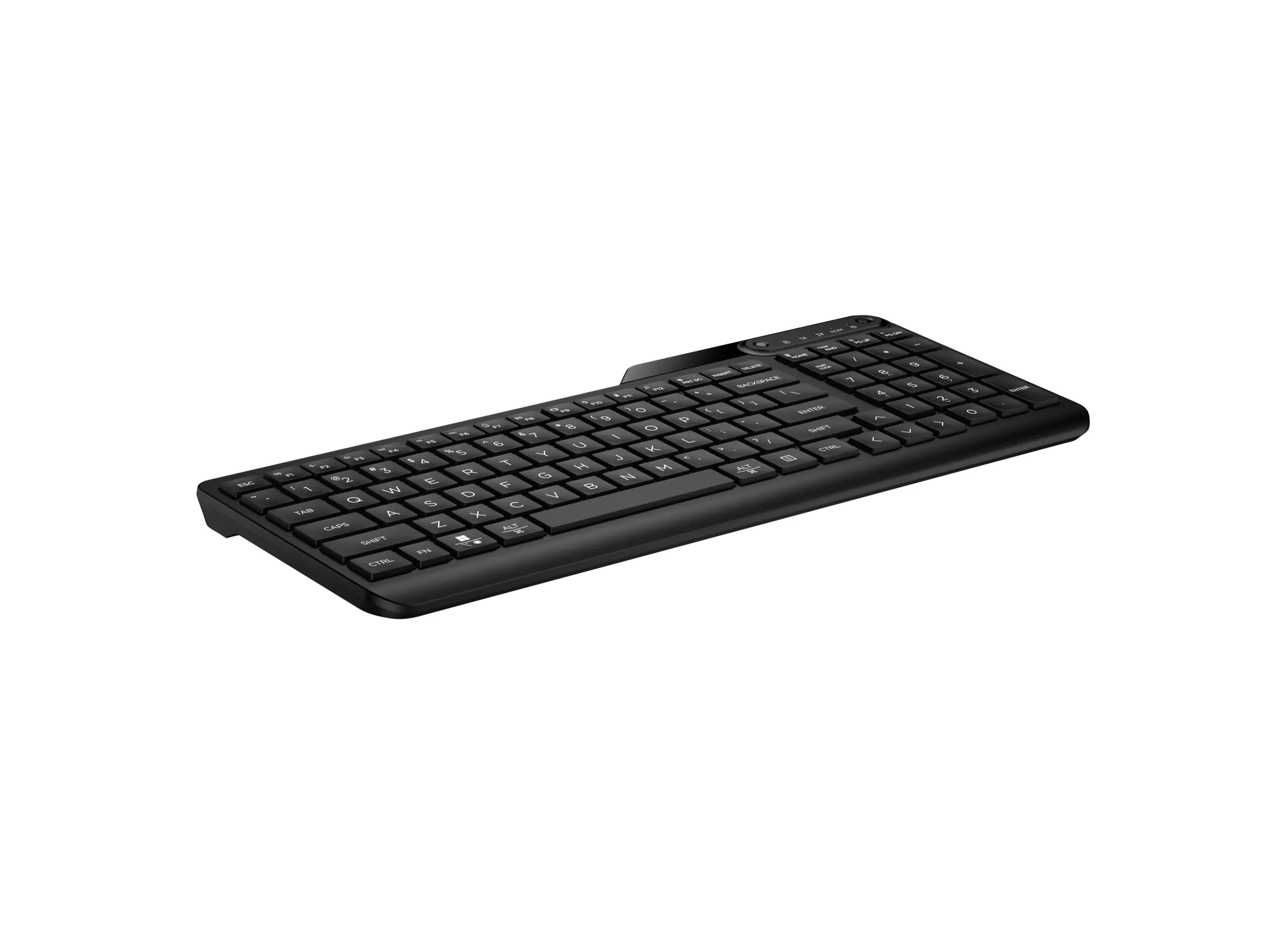 HP 475 - Tastatur - Dual-Mode, Multi-Device, kompakt, 2-Zonen-Layout, geringer Tastenhub, 12 pr