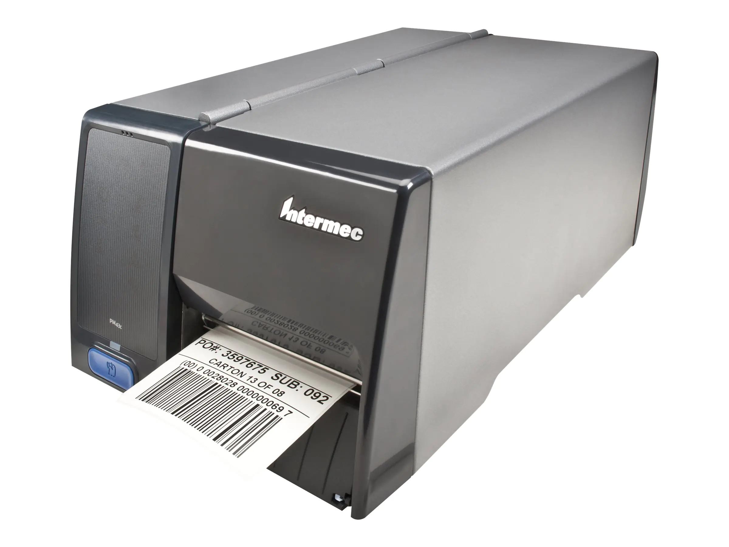 Honeywell PM43c - Etikettendrucker - Thermotransfer - Rolle (11,4 cm) - 203 dpi - bis zu 300 mm/Sek. - USB, LAN, seriell - Rückspulgerät