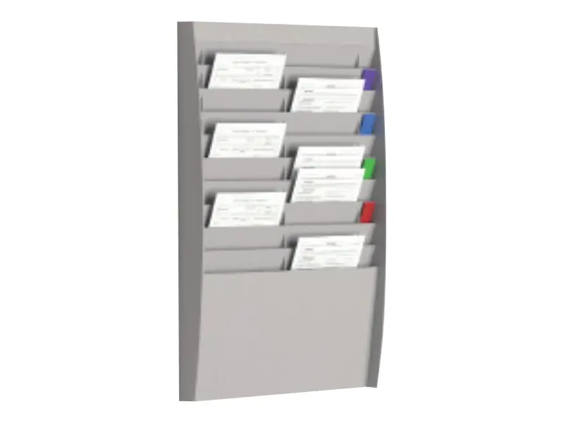 Paperflow Wand-Sortiertafel V 20F A4V2X10.02 DIN A4 grau