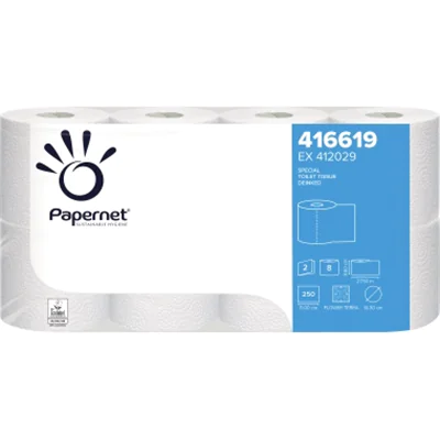 Papernet Toilettenpapier Special 416619 2lg. 250Bl. ws 8 Rl./Pack. Papernet Toilettenpapier Special 416619 2lg. 250Bl. ws 8 Rl./Pack.