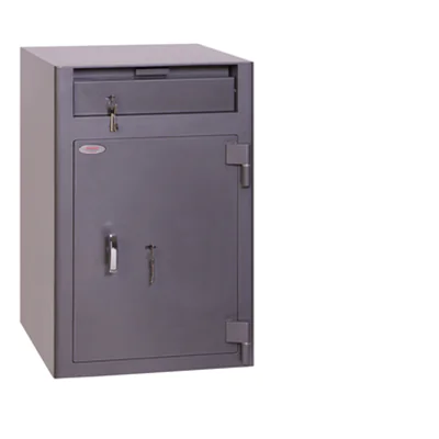 Phoenix Tresor Cashier Deposit 49,5 x 70,8 x 45 cm (B x H x T) Stahl graphitgrau Phoenix Tresor Cashier Deposit 49,5 x 70,8 x 45 cm (B x H x T) Stahl graphitgrau
