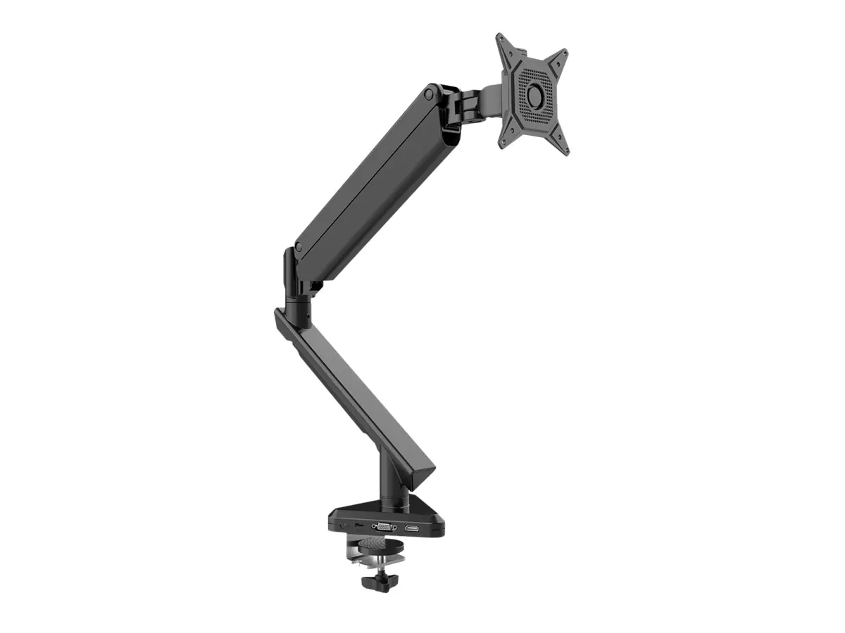 Digitus DA-90405 - Befestigungskit (Gelenkarm, Gasfeder, Docking Station, Klammerbasis) - für Monitor - Stahl, Aluminium, Kunststoff - Schwarz - Bildschirmgröße: 38.1-76.2 cm (15"-30") - Tischmontage