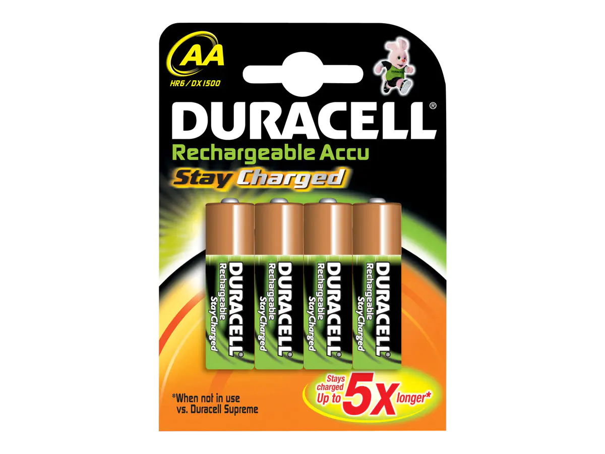 Duracell StayCharged HR6 - Batterie 4 x AA-Typ - NiMH - (wiederaufladbar) 057043