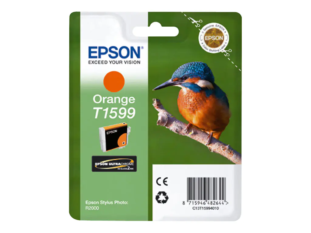 Epson T1599 - 17 ml - orange - Original - Blisterverpackung - Tintenpatrone - für Stylus Photo R2000