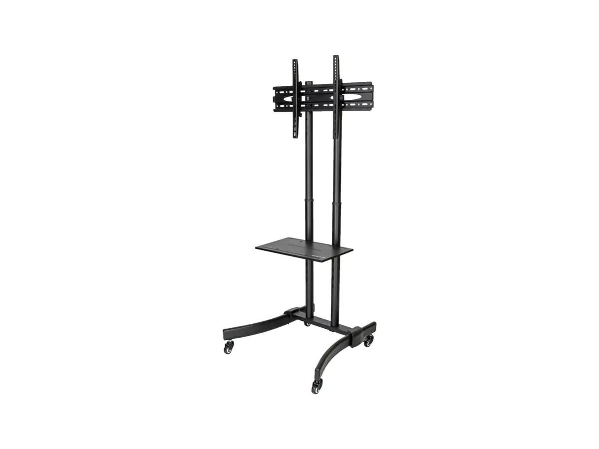 Eaton Tripp Lite Series Rolling TV/Monitor Cart - for 37" to 70" TVs and Monitors - Classic Edition - Wagen - für Flatpanel / Notebook / AV-Equipment - Aluminium, Stahl - Schwarz, Silber - Bildschirmgröße: 94-177.8 cm (37"-70")