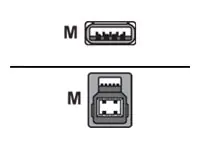 Helos - USB-Kabel - USB Typ A (M) zu USB Type B (M) - USB 3.0 - 3 m - Schwarz Helos - USB-Kabel - USB Typ A (M) zu USB Type B (M) - USB 3.0 - 3 m - Schwarz