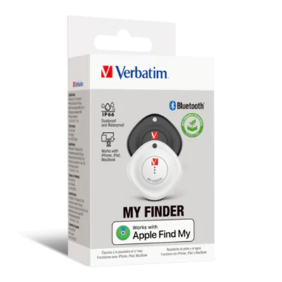 Verbatim Schlüsselfinder My Finder Apple App "Wo ist?" 40,8 x 11,7 x 40,8 mm (B x H x T) 2 St./Pack. Verbatim Schlüsselfinder My Finder Apple App "Wo ist?" 40,8 x 11,7 x 40,8 mm (B x H x T) 2 St./Pack.