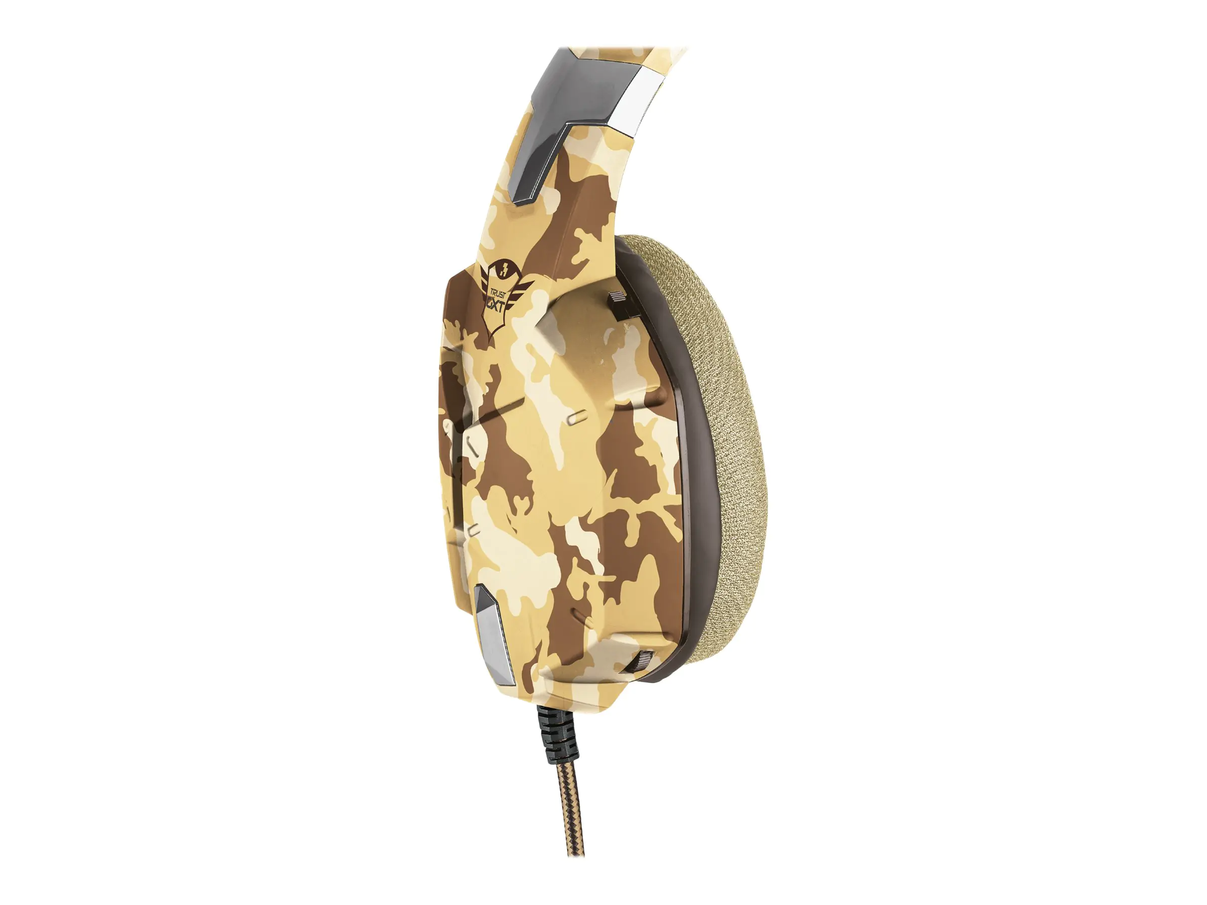 Trust GXT 322D CARUS - Gaming Edition - Headset - ohrumschließend - kabelgebunden - 3,5 mm Stecker - Desert Camo