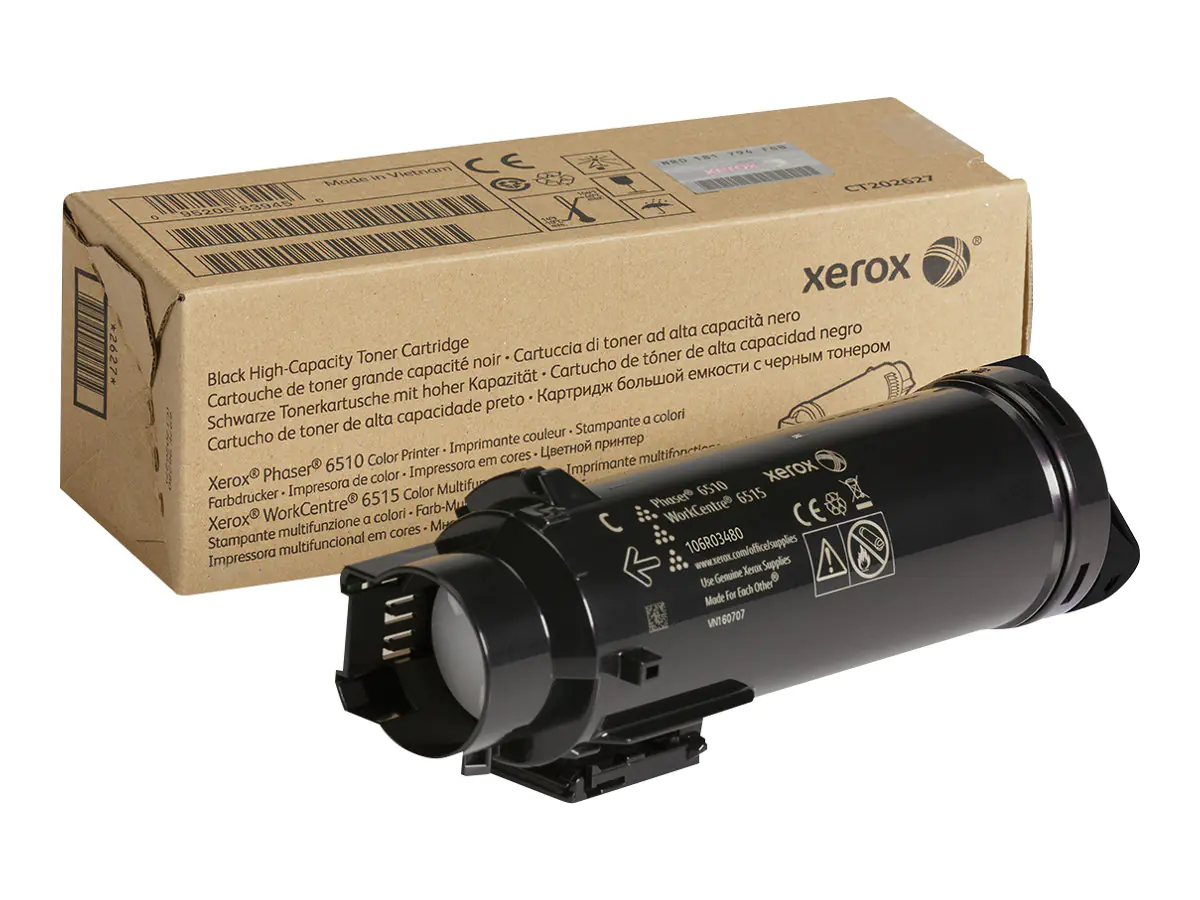 Xerox WorkCentre 6515 - Mit hoher Kapazität - Schwarz - Original - Tonerpatrone - für Phaser 6510; WorkCentre 6515 Xerox WorkCentre 6515 - Mit hoher Kapazität - Schwarz - Original - Tonerpatrone - für Phaser 6510; WorkCentre 6515