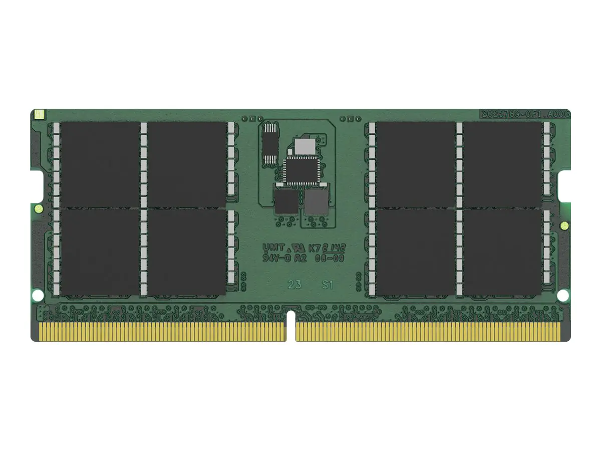 Kingston ValueRAM - DDR5 - Modul - 32 GB - SO DIMM 262-PIN - 5200 MHz / PC5-41600 - CL42 - 1.1 V - ungepuffert - on-die ECC