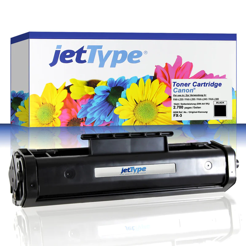 jetType Toner kompatibel zu Canon 1557A003 FX-3 schwarz 2.700 Seiten