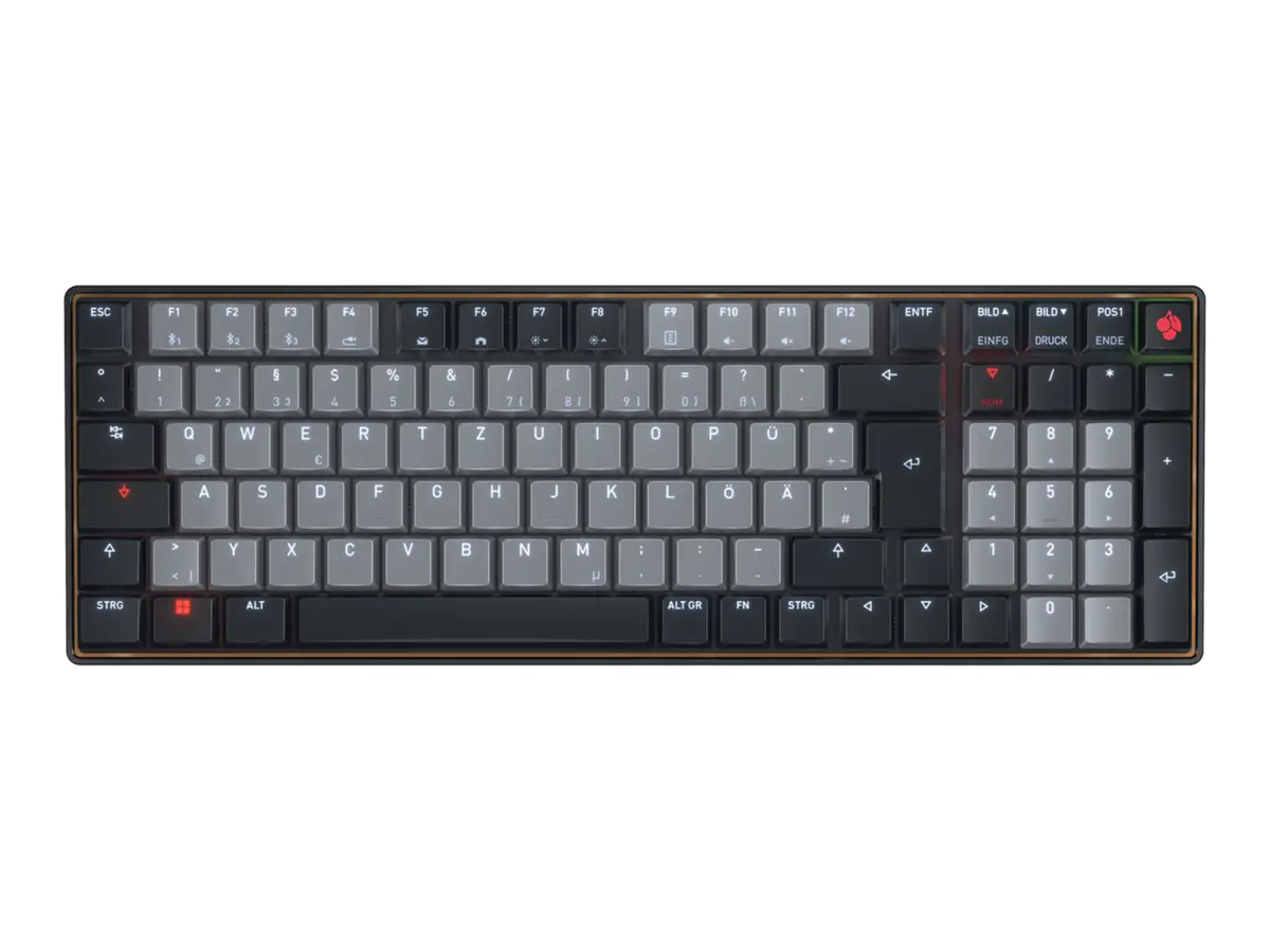 Cherry TAS KW 550 MX LP TKL Layout DE Schwarz - Tastatur - QWERTZ