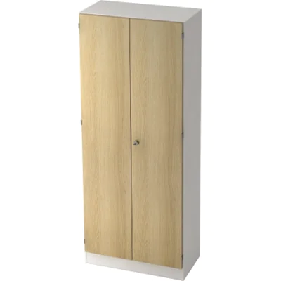 Hammerbacher Flügeltürenschrank V6100/W/E/SG 5OH weiß/eiche Hammerbacher Flügeltürenschrank V6100/W/E/SG 5OH weiß/eiche