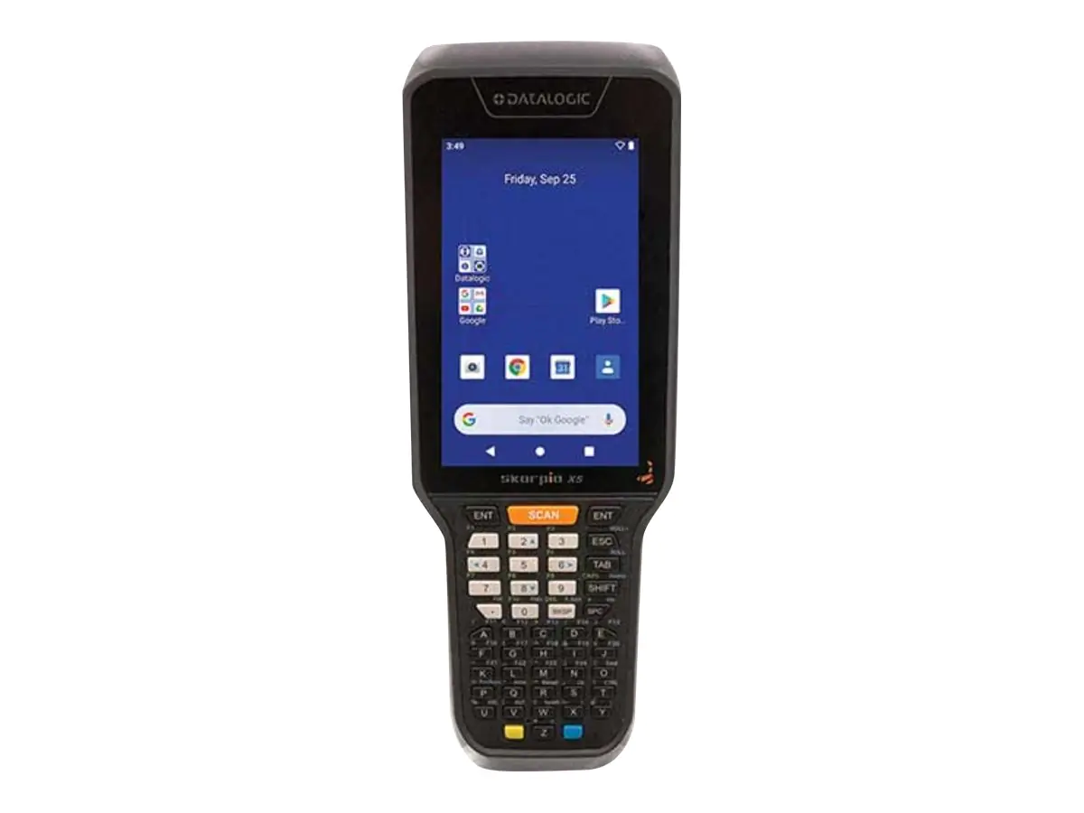 Datalogic Skorpio X5 - Datenerfassungsterminal - robust - Android 10 - 64 GB - 10.9 cm (4.3") Farbe TFT (800 x 480) - Kamera auf Rückseite - Barcodeleser - (2D-Imager) - USB-Host - microSD-Steckplatz - Wi-Fi 5, NFC, Bluetooth Datalogic Skorpio X5 - Datenerfassungsterminal - robust - Android 10 - 64 GB - 10.9 cm (4.3") Farbe TFT (800 x 480) - Kamera auf Rückseite - Barcodeleser - (2D-Imager) - USB-Host - microSD-Steckplatz - Wi-Fi 5, NFC, Bluetooth