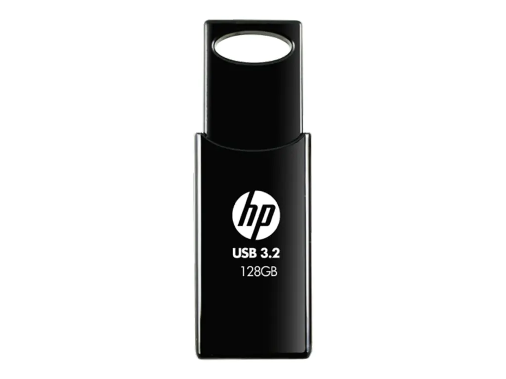 HP 128GB 712w Black USB 3.2 Flash Drive - 128 GB