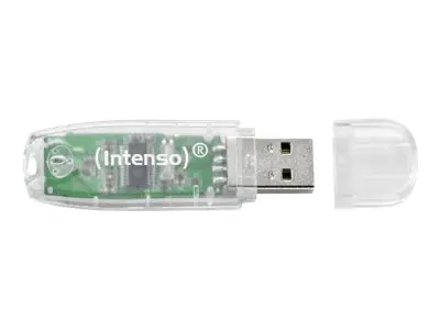 Intenso Rainbow Line - USB-Flash-Laufwerk - 32 GB - USB 2.0 - durchsichtig