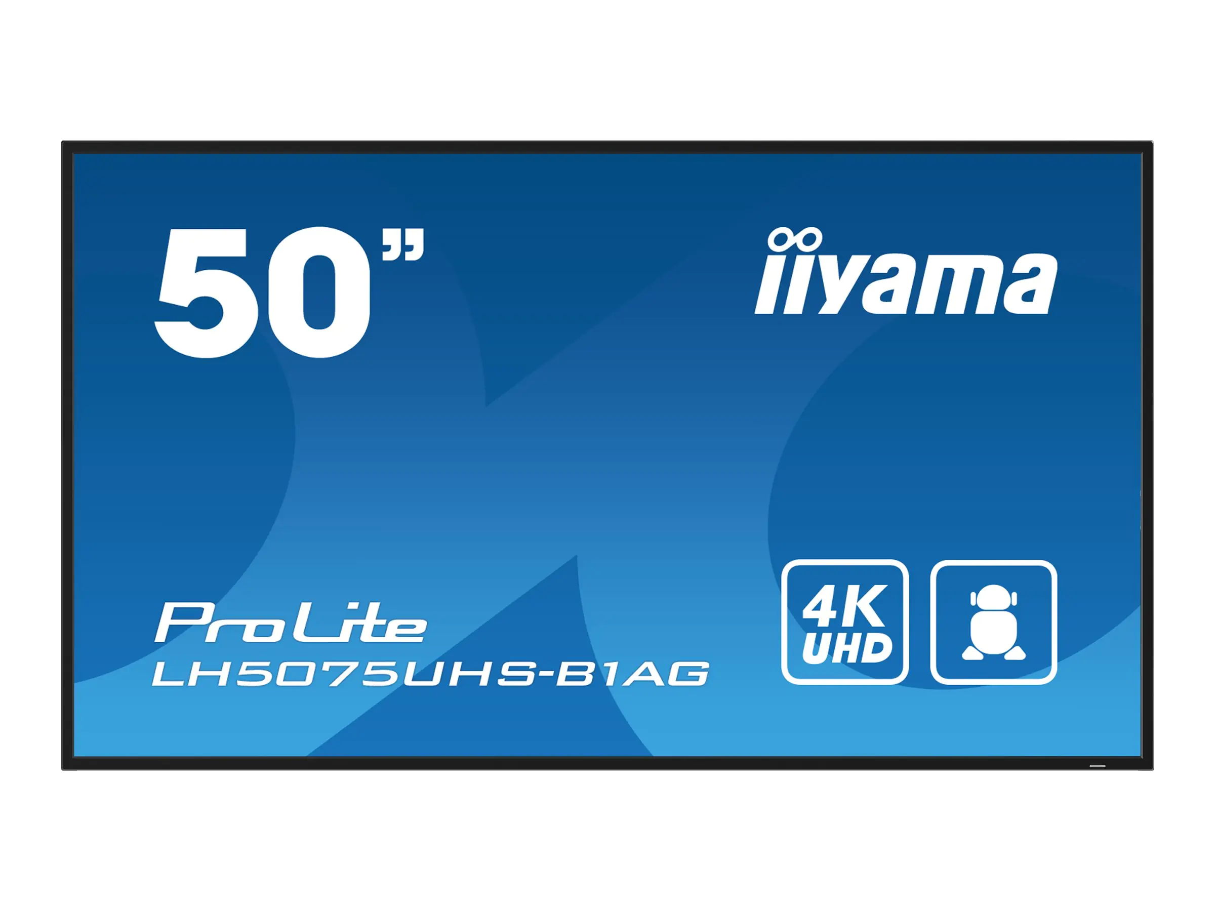 Iiyama ProLite LH5075UHS-B1AG - 127 cm (50") Diagonalklasse (125.7 cm (49.5") sichtbar) LCD-Display mit LED-Hintergrundbeleuchtung - Digital Signage - mit integrierter Media Player, SDM Slot PC - Android - 4K UHD (2160p) 3840 x 2160 - mattschwarz Iiyama ProLite LH5075UHS-B1AG - 127 cm (50") Diagonalklasse (125.7 cm (49.5") sichtbar) LCD-Display mit LED-Hintergrundbeleuchtung - Digital Signage - mit integrierter Media Player, SDM Slot PC - Android - 4K UHD (2160p) 3840 x 2160 - mattschwarz