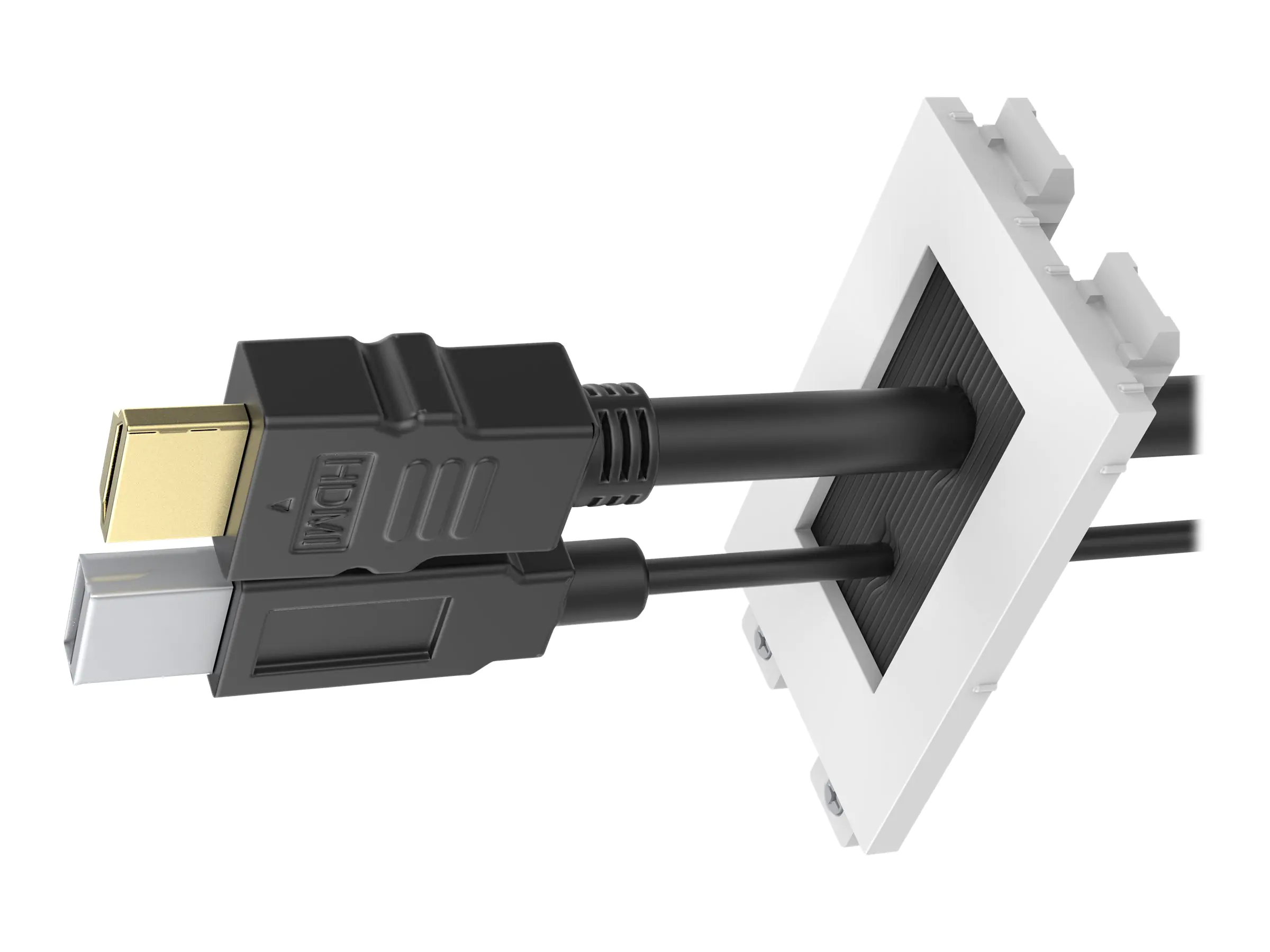 VISION TechConnect 3 Brush module - Kabeldurchführungsplatte mit Bürsteneinsatz VISION TechConnect 3 Brush module - Kabeldurchführungsplatte mit Bürsteneinsatz