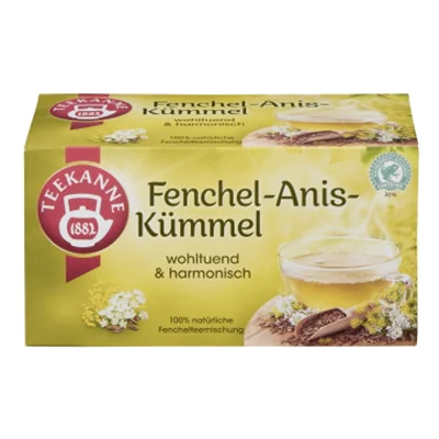 Teekanne Tee Fenchel Anis Kümmel 6166 20 St./Pack. Teekanne Tee Fenchel Anis Kümmel 6166 20 St./Pack.