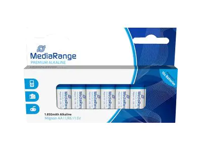 MediaRange Premium - Batterie 10 x AA-Typ - Alkalisch - 1850 mAh