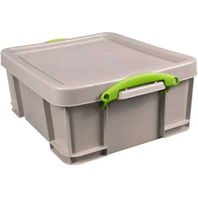 Really Useful Box Aufbewahrungsbox Recycling 48 x 20 x 39 cm (B x H x T) 18l Polypropylen, 100 % recycelt taubengrau Really Useful Box Aufbewahrungsbox Recycling 48 x 20 x 39 cm (B x H x T) 18l Polypropylen, 100 % recycelt taubengrau