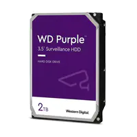 WD Purple Surveillance WD23PURZ - Festplatte - 2 TB - intern - 3.5" (8.9 cm) - SATA 6Gb/s - Puffer: 64 MB WD Purple Surveillance WD23PURZ - Festplatte - 2 TB - intern - 3.5" (8.9 cm) - SATA 6Gb/s - Puffer: 64 MB