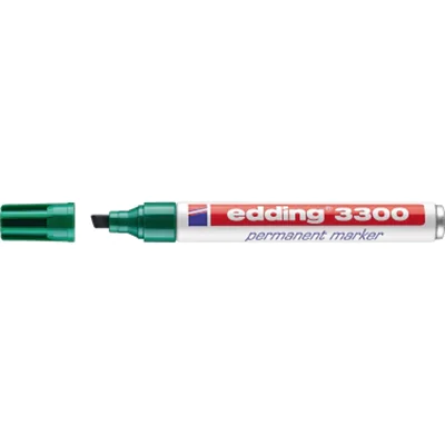 EDDING 3300, Grün, Grün, Weiß, Kunststoff, 5 mm, CE, 10 Stück(e) 4-3300004