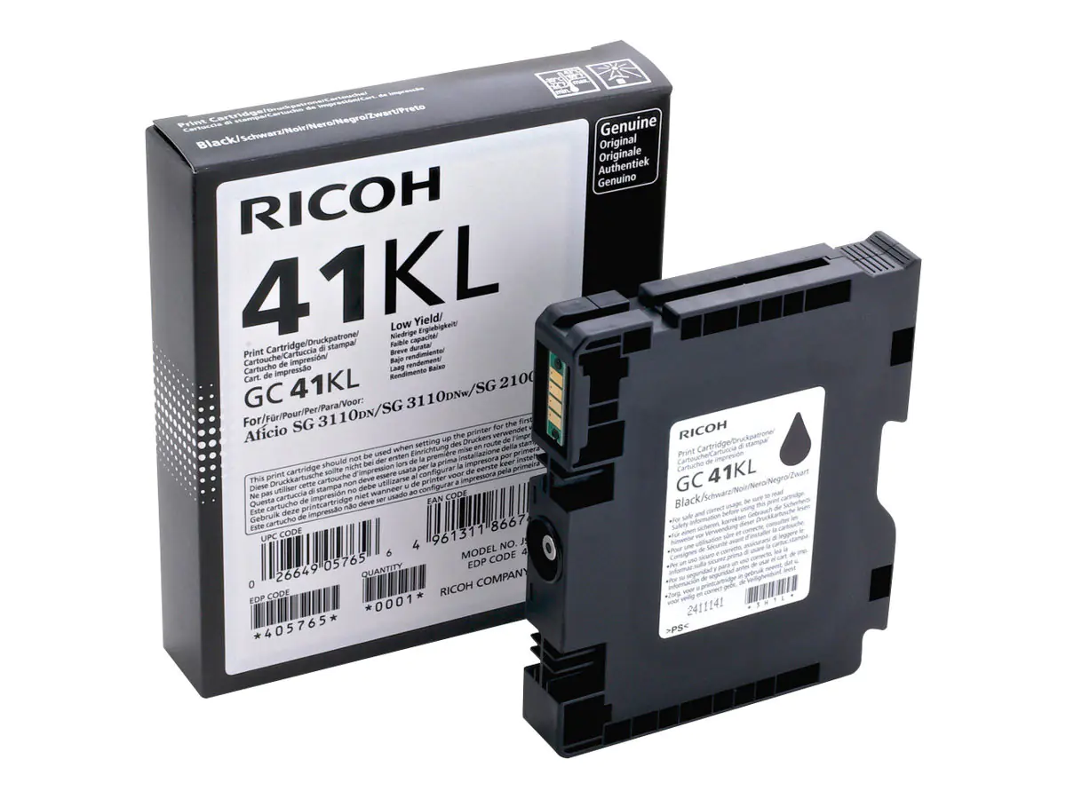 Ricoh GC 41KL - Low Yield - Schwarz - original 405765