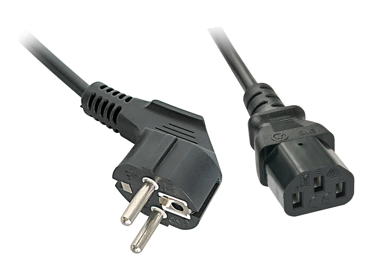 Lindy Stromkabel - power CEE 7/7 (M) gewinkelt 30337