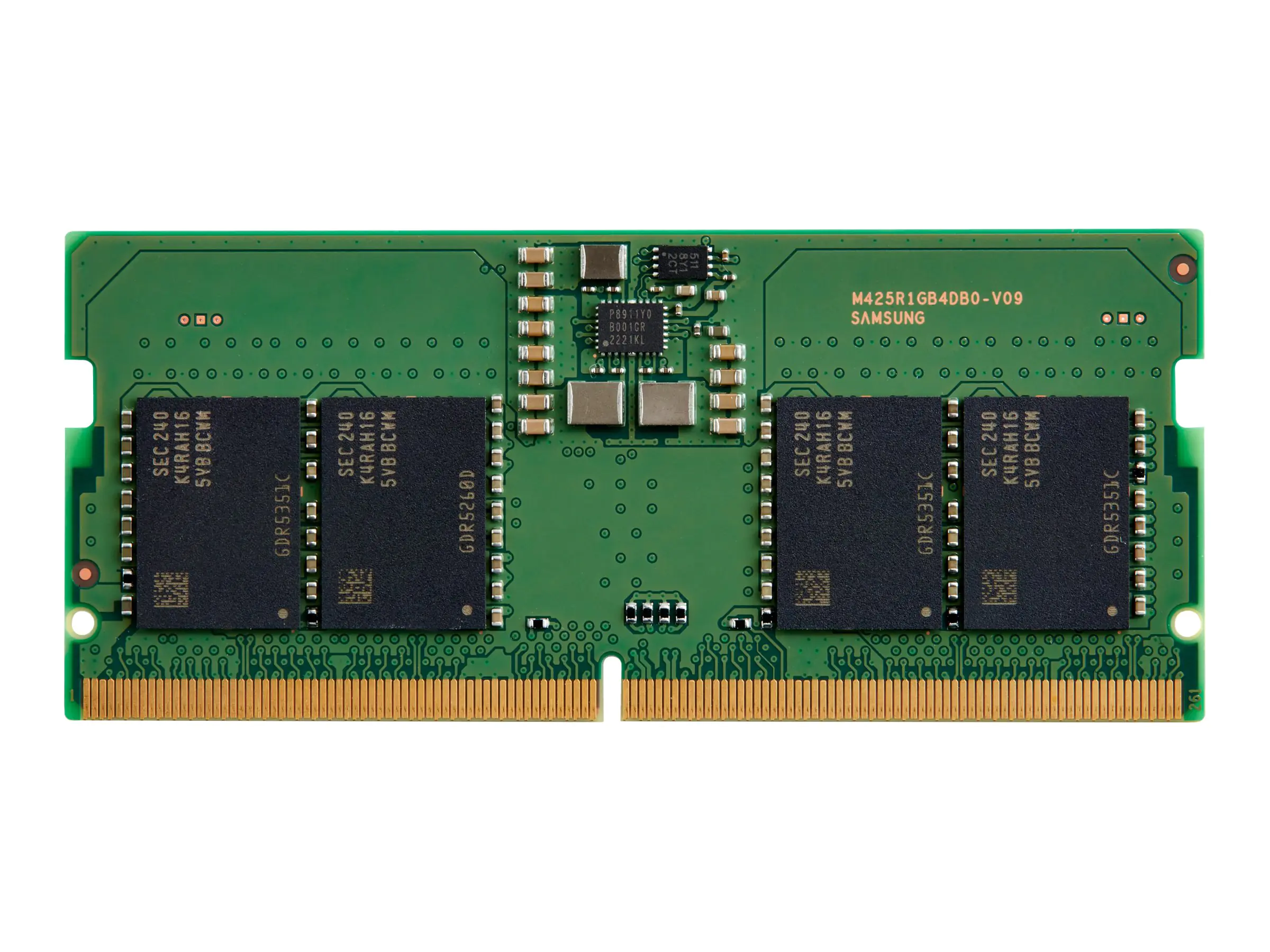HP - DDR5 - Modul - 8 GB - SO DIMM 262-PIN - 5600 MHz / PC5-44800 - 1.1 V - für EliteBook 840 G10, 865 G10; ZBook Firefly 14 G11, 16 G11; ZBook Fury 16 G11