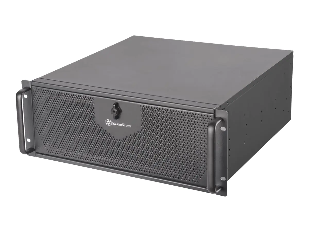 SilverStone RM42-502 - Rack-Montage - 4U - SSI EEB - keine Spannungsversorgung (ATX / PS/2) - Schwarz - USB/Audio