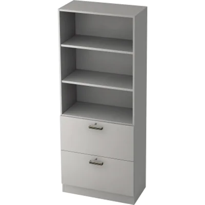 Hammerbacher Registraturschrank V7300/5/5/SG 5OH grau/grau Hammerbacher Registraturschrank V7300/5/5/SG 5OH grau/grau
