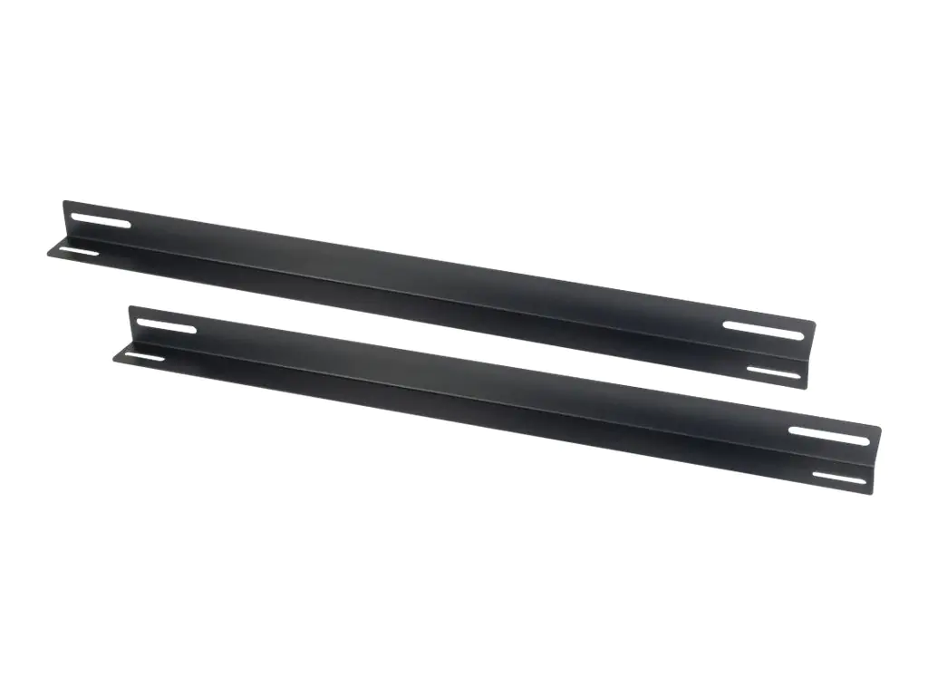 Inter-Tech L-Brackets - Rack Bracket - Schwarz - 1U - 48.3 cm (19") 88887292