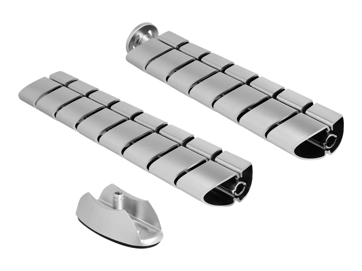 Delock - Kabelkanal - für Tisch - 74 cm - Silber