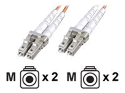 Secomp - Patch-Kabel - LC Single-Modus (M) zu LC Single-Modus (M) - 2 m - Glasfaser - 9/125 Mikrometer - halogenfrei - Gelb