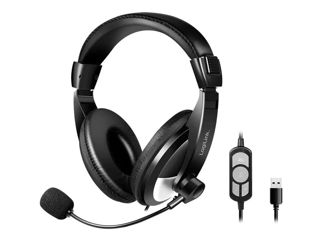 LogiLink Headset - ohrumschließend - kabelgebunden HS0019A