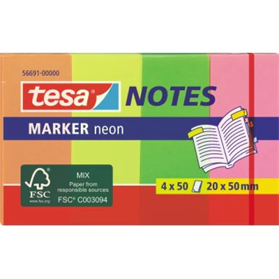 tesa Haftnotiz 56691-00000 20mmx50mm sortiert 4x50Blatt tesa Haftnotiz 56691-00000 20mmx50mm sortiert 4x50Blatt
