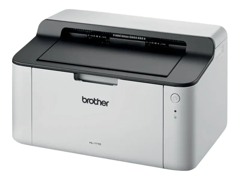 Brother HL-1110 - Drucker - s/w - Laser - A4/Legal - 2400 x 600 dpi - bis zu 20 Seiten/Min. - Kapazität: 150 Blätter - USB 2.0 - Grau, Schwarz