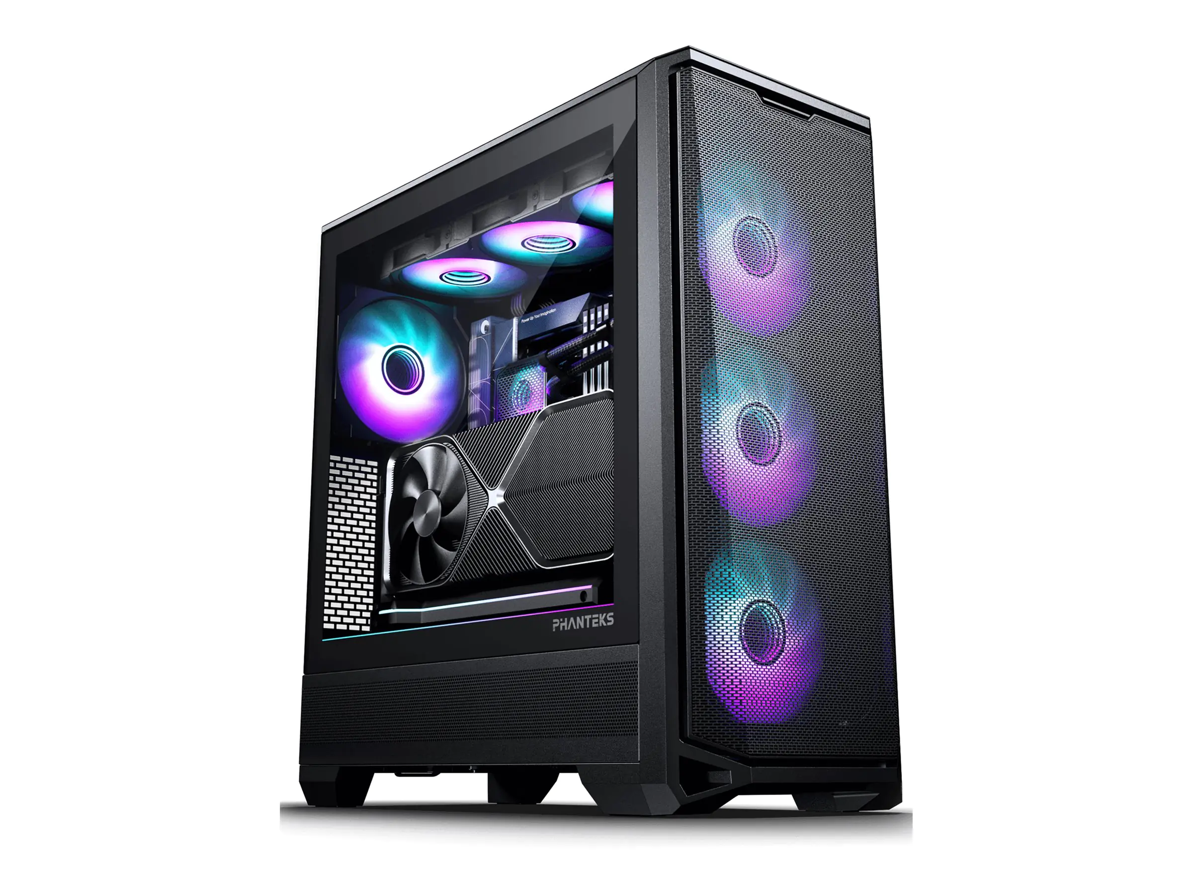 Phanteks Eclipse G400A - Mid tower Gaming - ATX - Seitenteil mit Fenster (gehärtetes Glas)