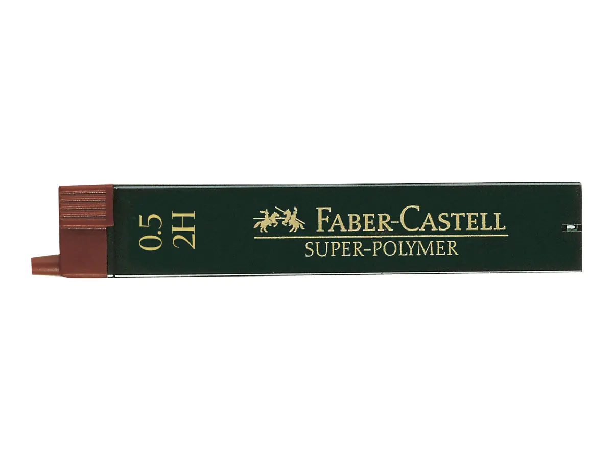 Faber-Castell Feinmine SUPER POLYMER 120512 2H 0,5mm 12St.