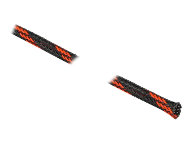 Delock Geflechtschlauch - dehnbar - 2 m - Schwarz