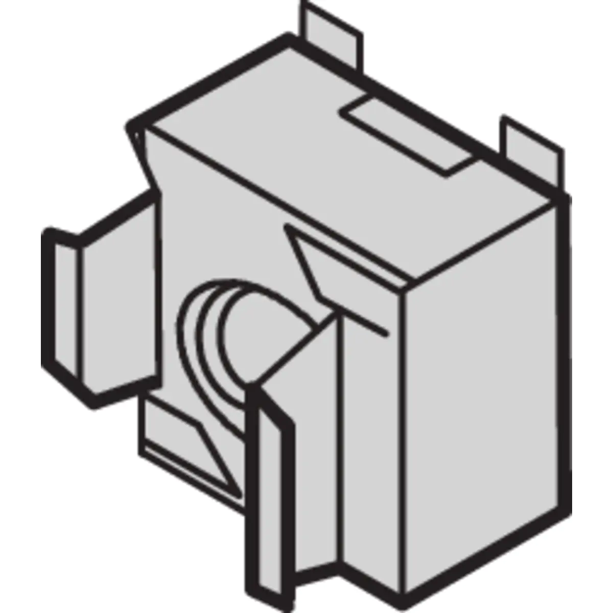 SCHROFF ERDUNGSKAEFIGMUTTER M5 10ST.