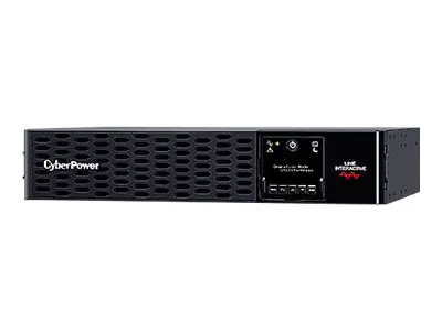 CyberPower Smart App Professional Rackmount Series PR1000ERT2U - USV (in Rack montierbar/extern) - Wechselstrom 220/230/240 V - 1000 Watt - 1000 VA - RS-232, USB - Ausgangsanschlüsse: 10 - 2U - Schwarz