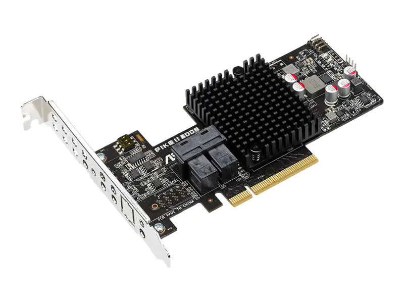 ASUS PIKE II 3008-8i - Speichercontroller (RAID) - 8 Sender/Kanal - SAS 12Gb/s - Low-Profile - RAID RAID 0, 1, 10, 1E - PCIe 3.0 x8