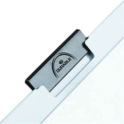 DURABLE Klemmmappe DURACLIP® 30 DIN A4 Hartfolie Farbe der Rückseite: je 5 x weiß, rot, hellblau, grau, dunkelgrün Farbe der Klemme: schwarz 25 St./Pack.